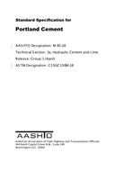 AASHTO M 85-18