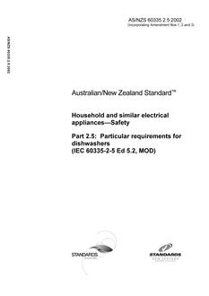 AS/NZS 60335.2.5:2002